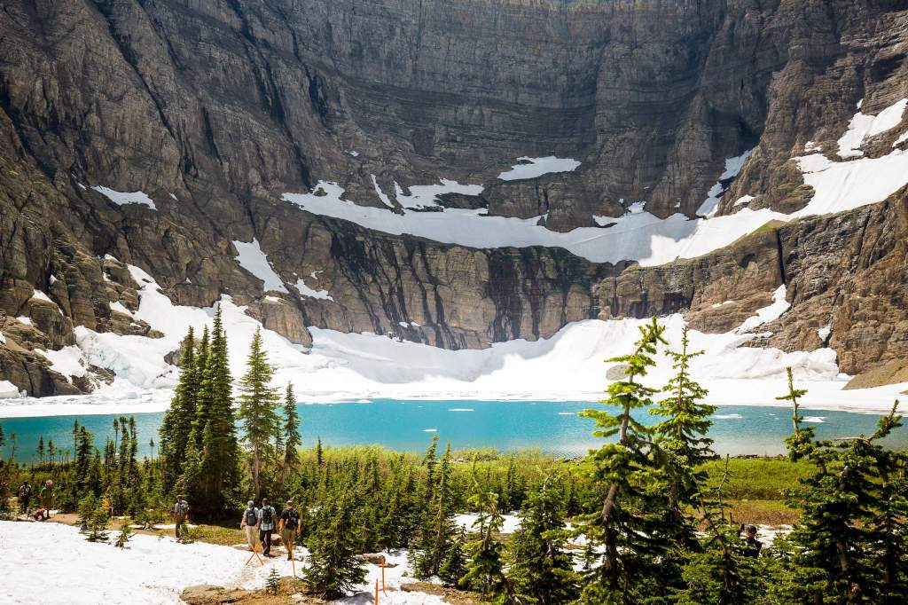 Iceberg Lake Trail Hike – Dip your toes in the ICY WATER (2017)