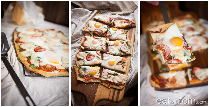 The best recipe for gluten free pizza - chickpea flour crust