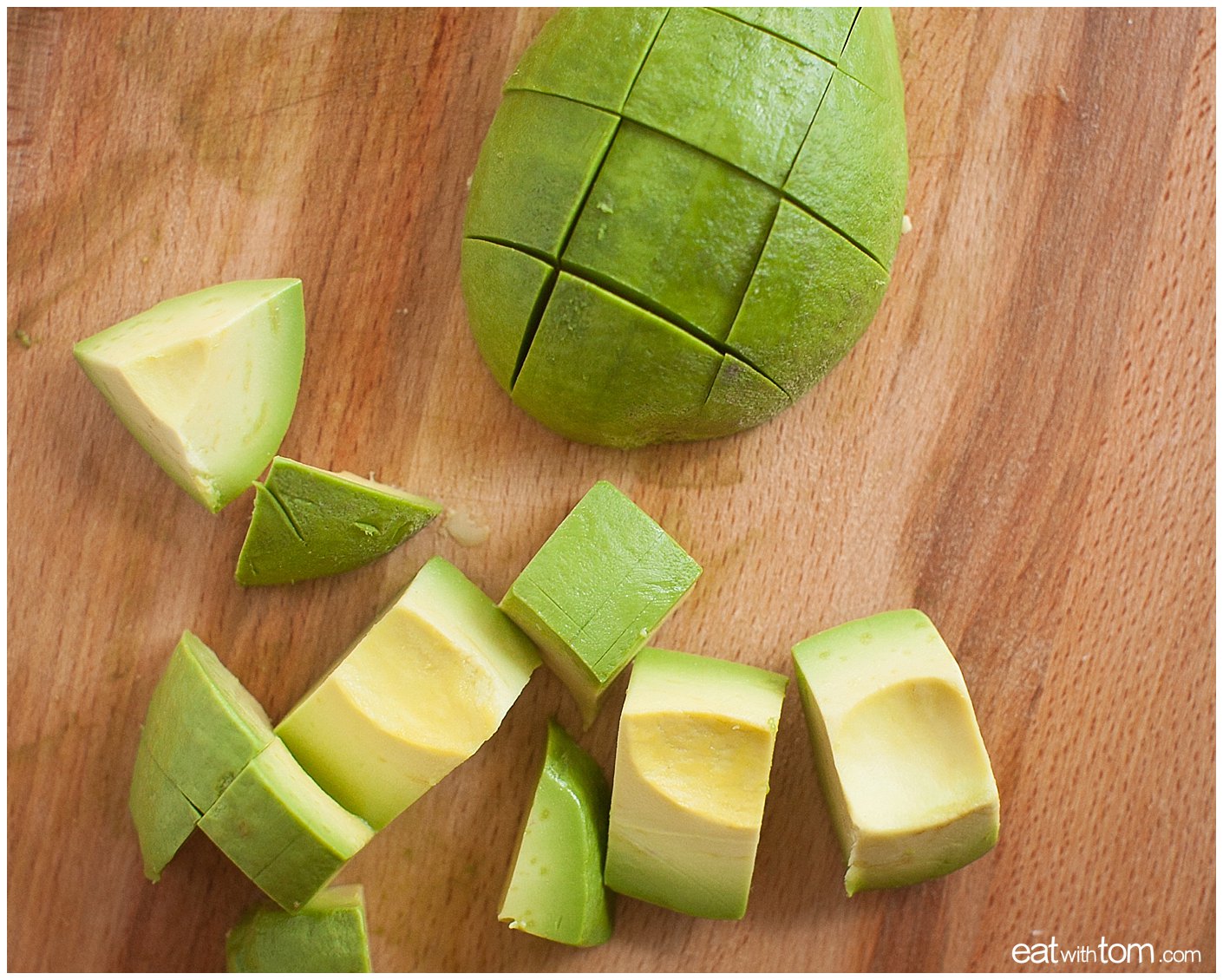 How to cut avocado recipe salad lime tomato