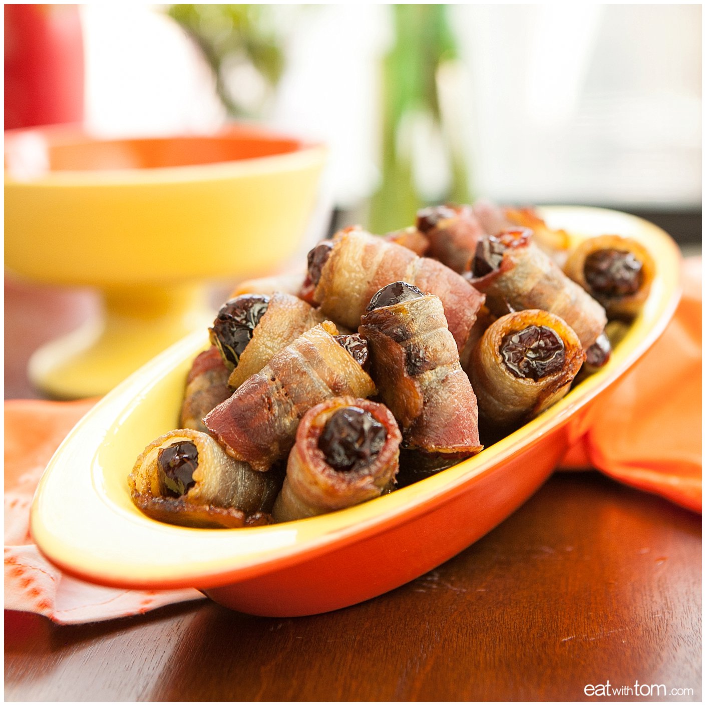 bacon wrapped dates recipe instructions - eat with tom photographer
