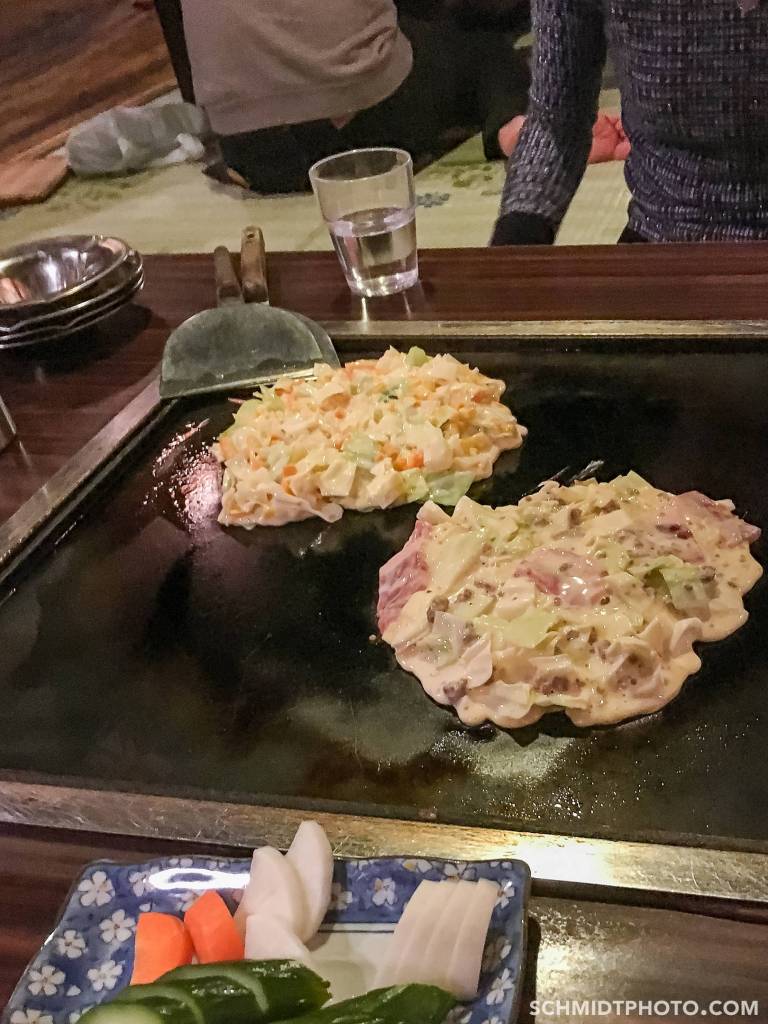 Tokyo potato pancake restaurant eat with tom - 22