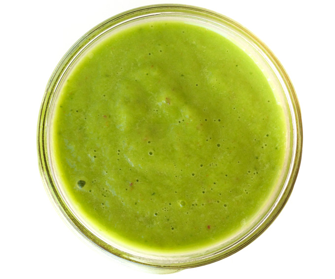 Bright green smoothie recipe, Chicago Food Blogger