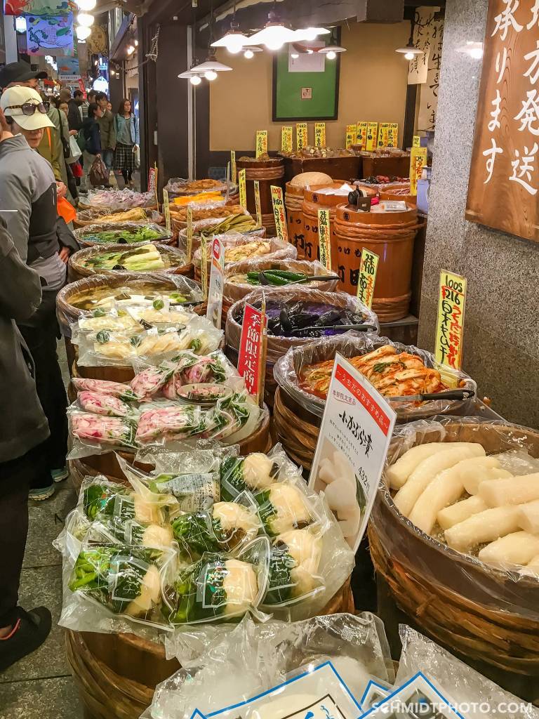 Nishiki Market japan travel with tom and priscilla schmidt