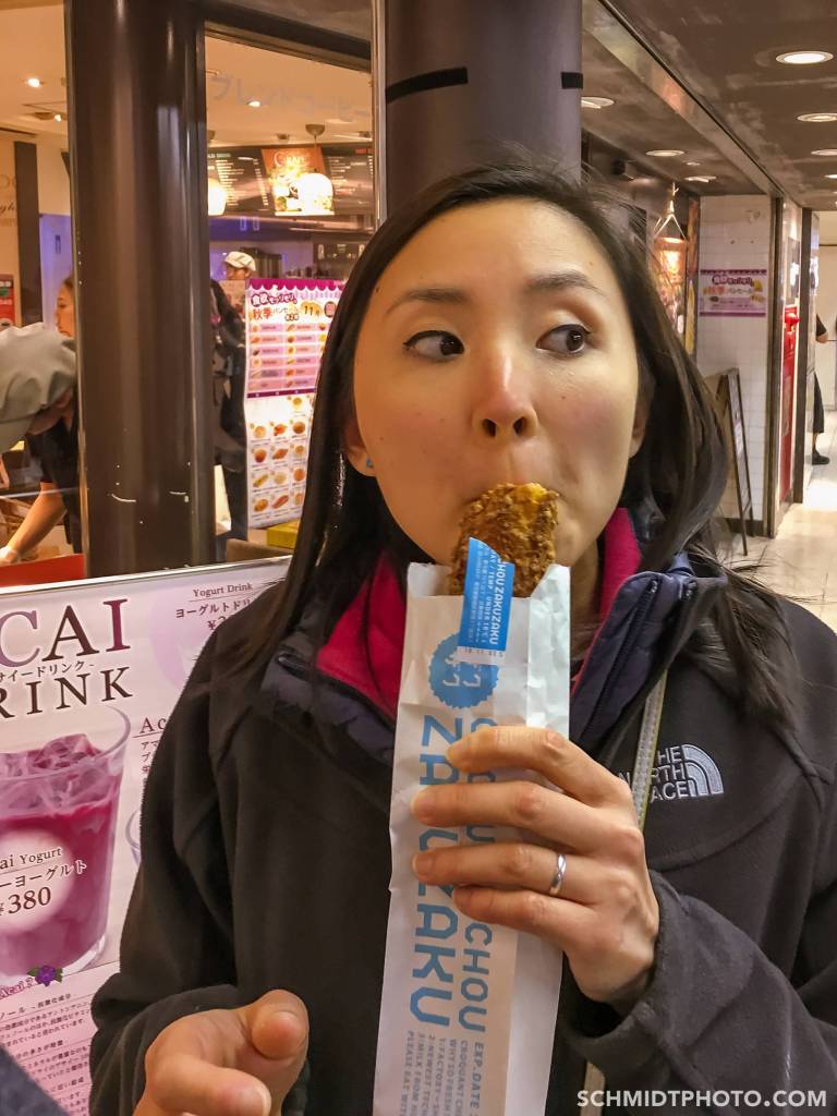 Harajuku snacks subway station