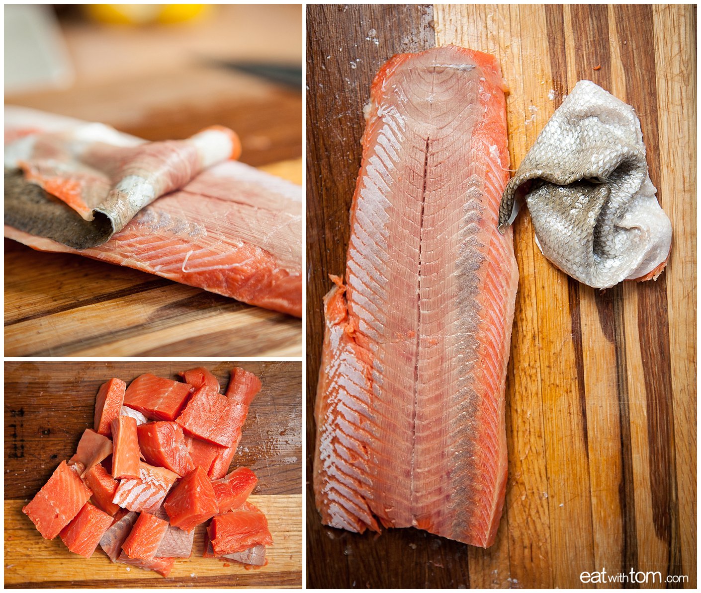 coho salmon for summer seafood stew recipe eat with Tom Schmidt 