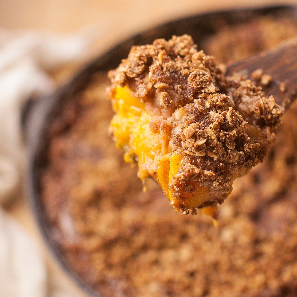 Peach Quinoa Crumble Recipe – Healthy Dessert Ideas